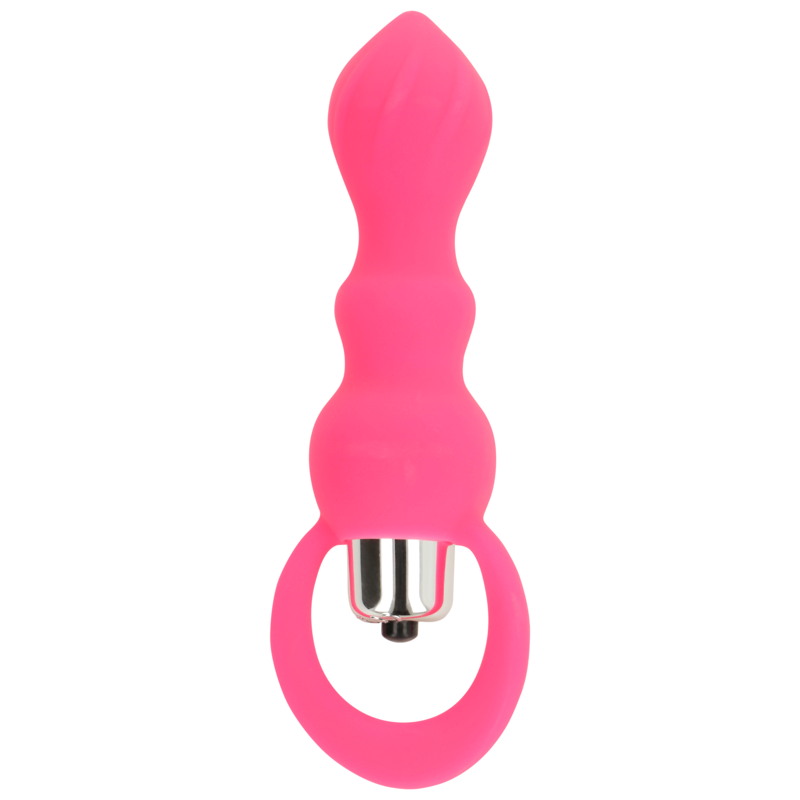 STIMOLATORE ANALE CON VIBRAZIONE 9 CM ROSA - CHARME VIBE