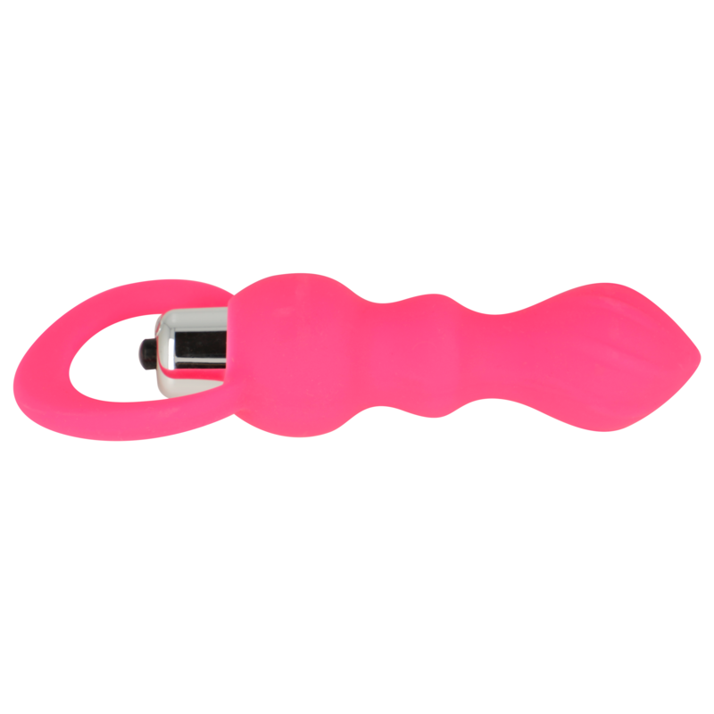 STIMOLATORE ANALE CON VIBRAZIONE 9 CM ROSA - CHARME VIBE