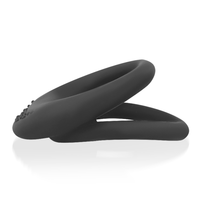 ANELLO DOPPIO IN SILICONE 3.5 CM - 4.5 CM - CHARME VIBE