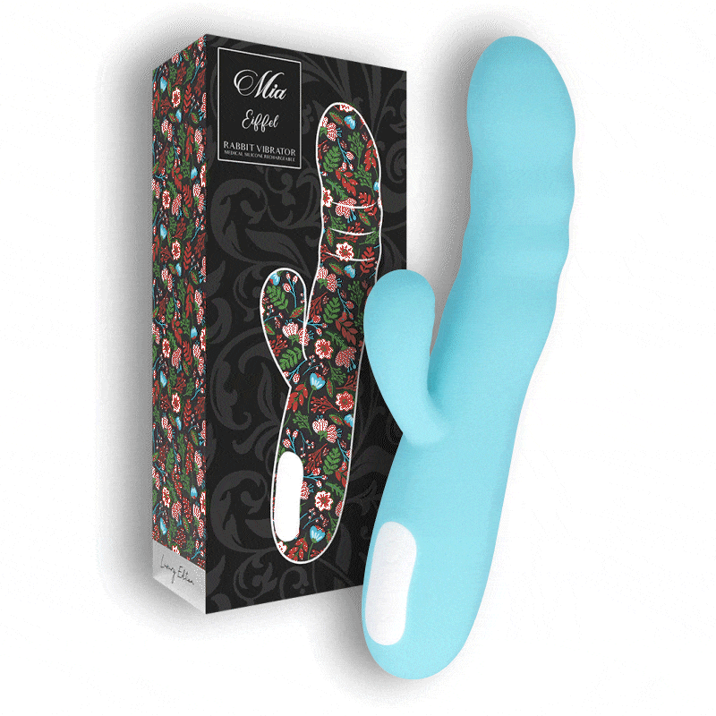 VIBRATORE ROTANTE EIFFEL BLU TURCHESE - CHARME VIBE