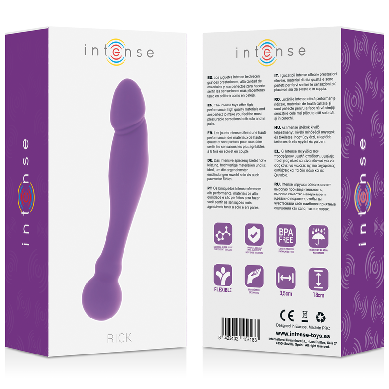 SILICONE RICK DUAL LILLA - CHARME VIBE