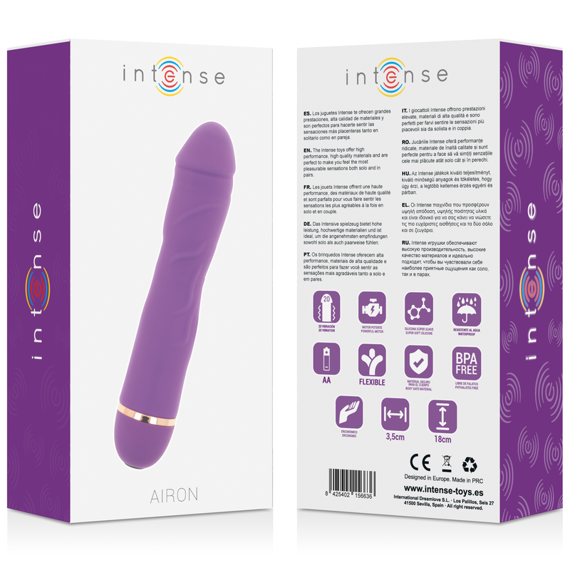AIRON 20 VELOCIT SILICONE LILLA - CHARME VIBE