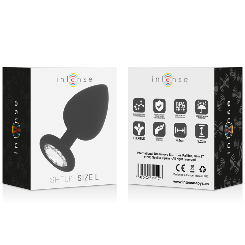 PLUG ANALE SHELKI L NERO - CHARME VIBE
