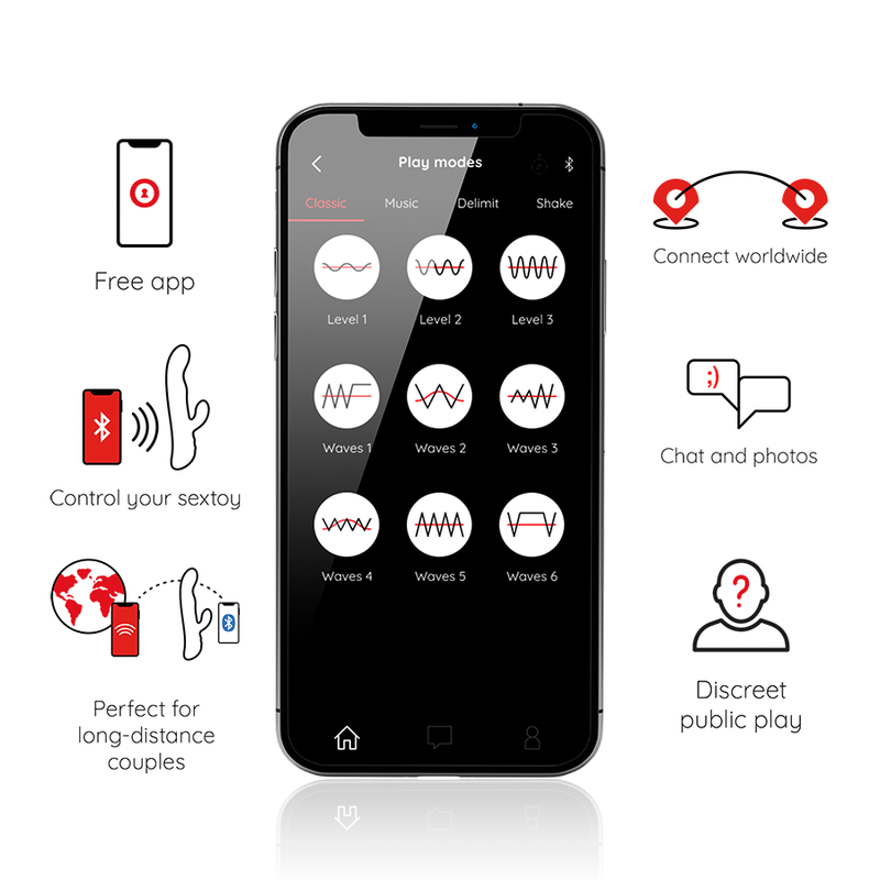 OSLO VIBRAZIONE E ROTAZIONE ROSA APP GRATUITA - CHARME VIBE