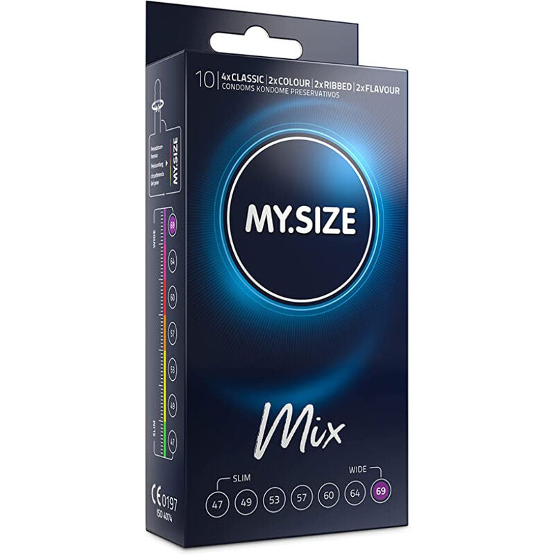 MIX PRESERVATIVI 69 MM 10 UNIT - CHARME VIBE