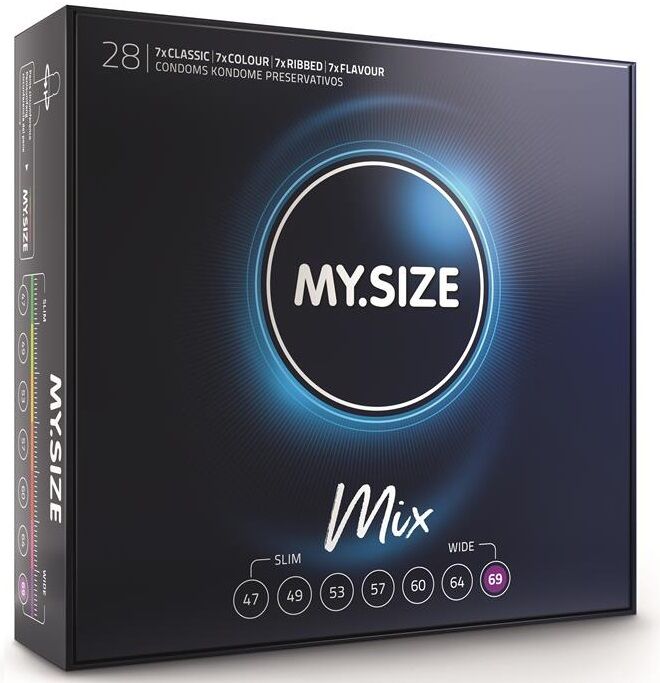 MIX PRESERVATIVI 69 MM 28 UNIT - CHARME VIBE