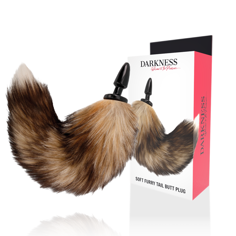 CODA NATURALE CON PLUG ANALE IN SILICONE 10 CM - CHARME VIBE