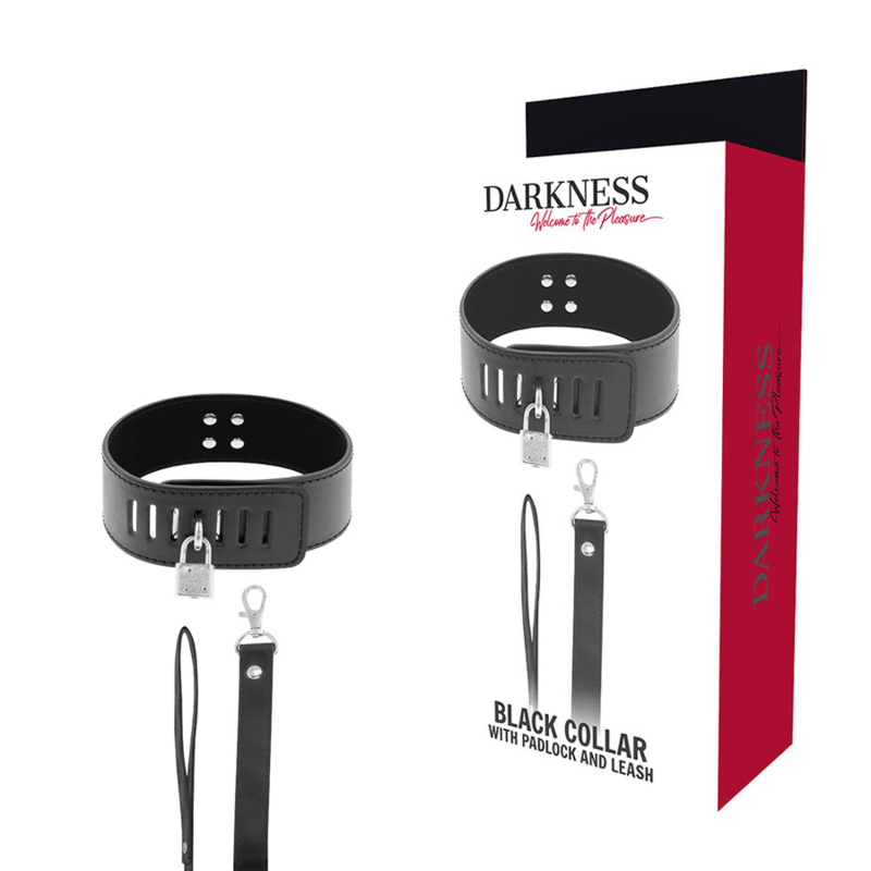 COLLARE BDSM CON CHIUSURA NERA - CHARME VIBE