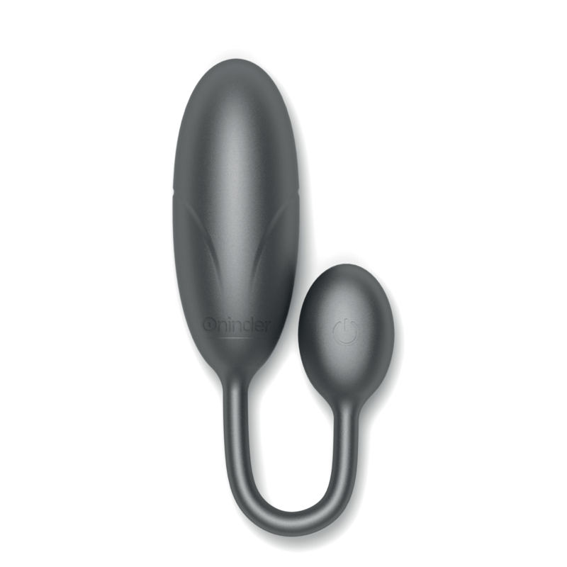 UOVO VIBRANTE DENVER NERO 7 X 2,7 CM APP. GRATUITA - CHARME VIBE