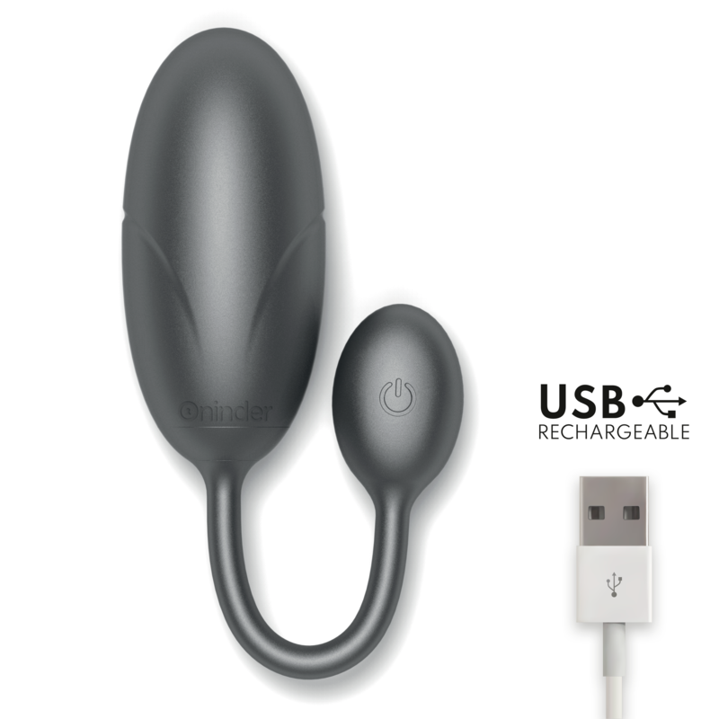 UOVO VIBRANTE TOKYO NERO 7,5 X 3,2 CM APP GRATUITA - CHARME VIBE