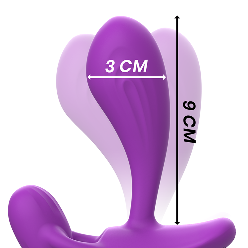 SHELLY PLUG ANAL REMOTE CONTROL VIOLA - CHARME VIBE