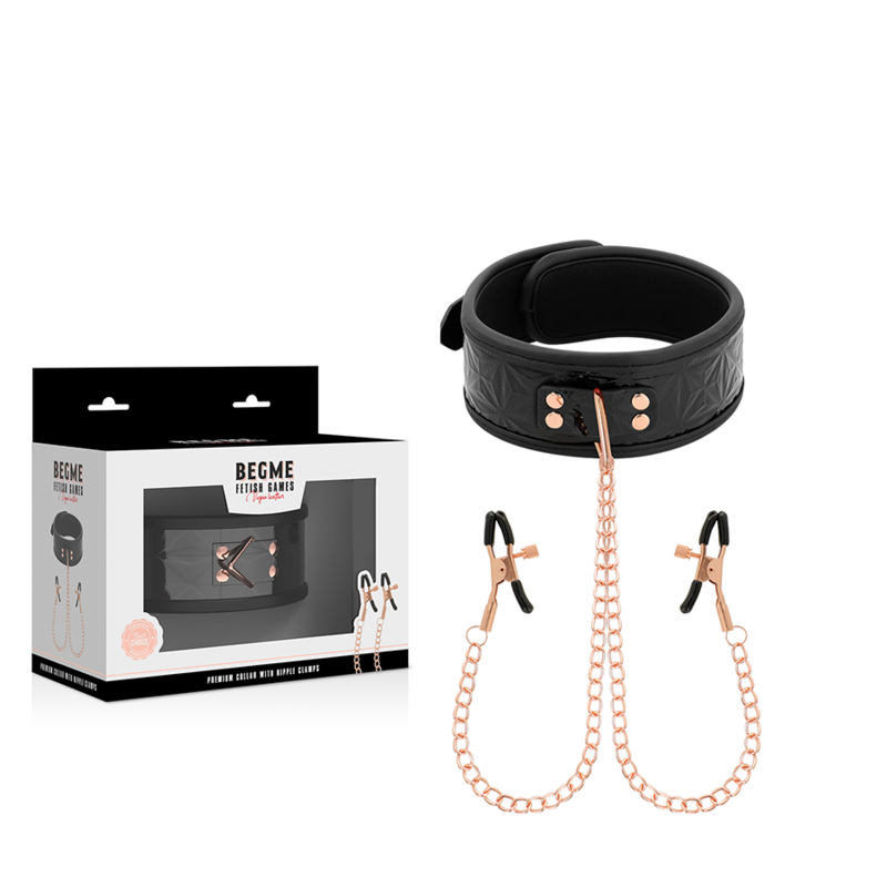 BLACK EDITION COLLARE CON MORSETTI PER CAPEZZOLI - CHARME VIBE