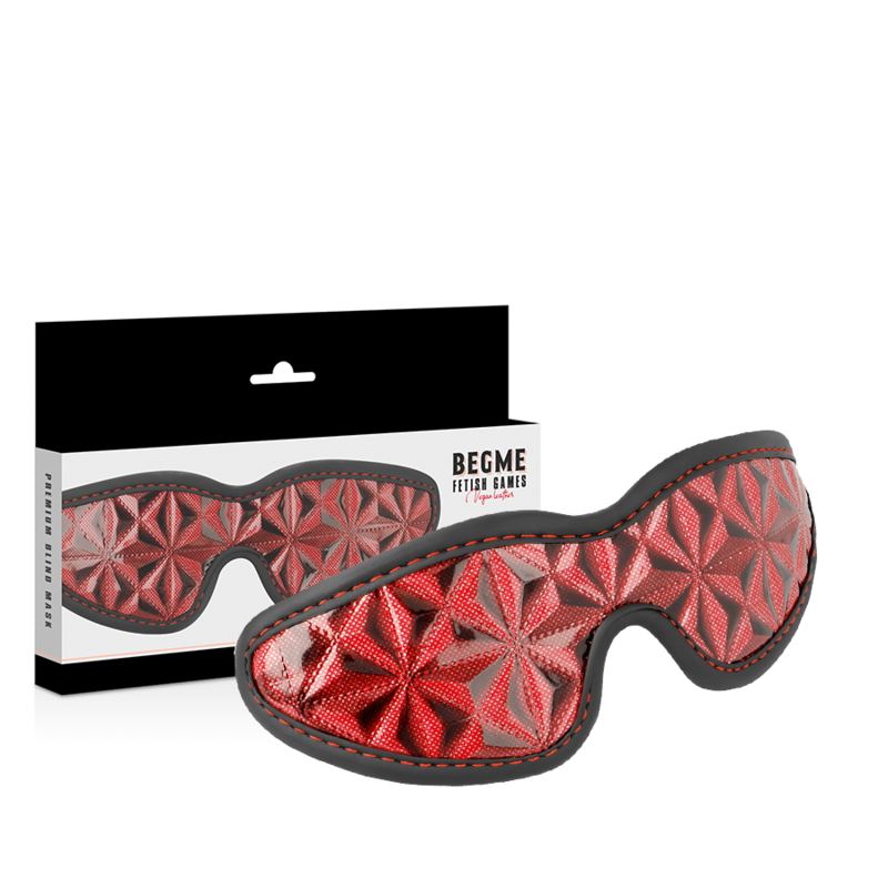 MASCHERA CIECA PREMIUM RED EDITION CON FODERA IN NEOPRENE - CHARME VIBE