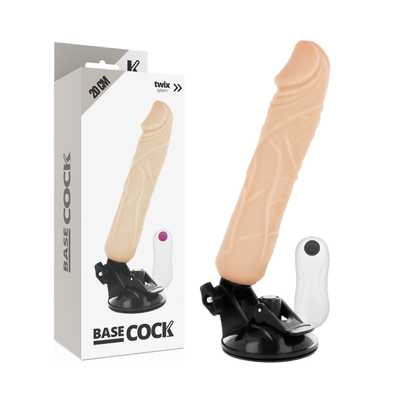 VIBRATORE REALISTICO TELECOMANDO FLESH 20 CM O 4 CM - CHARME VIBE