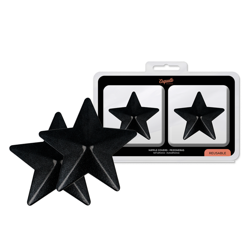 COPRI CAPEZZOLI BLACK STARS