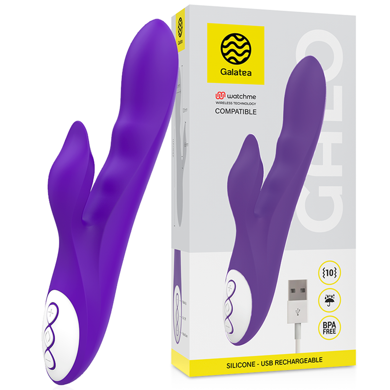 VIBRATORE GALO LILAC COMPATIBILE CON TECNOLOGIA WIRELESS WATCHME - CHARME VIBE