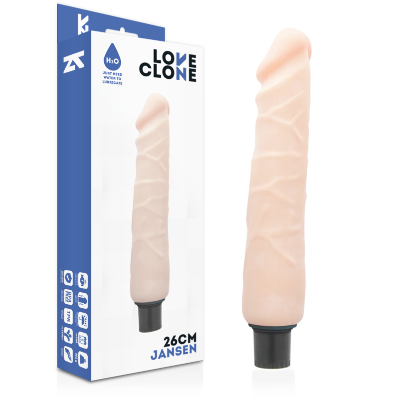 VIBRATORE AUTOLUBRIFICANTE JANSEN 26 CM O 4.2 CM - CHARME VIBE