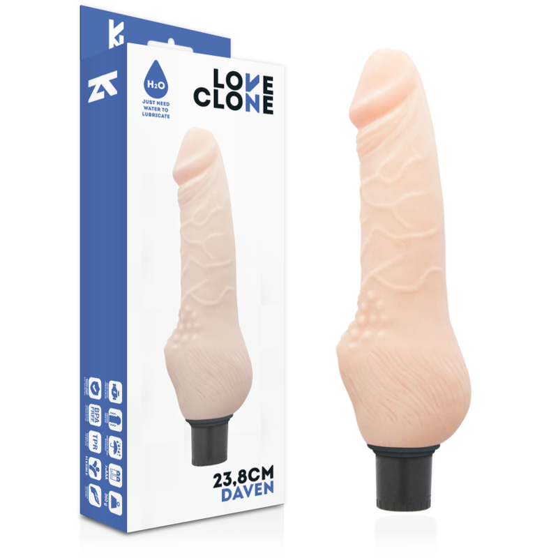 DAVEN AUTOLUBRIFICAZIONE REALISTICA 23.8 CM O 3.8 CM - CHARME VIBE