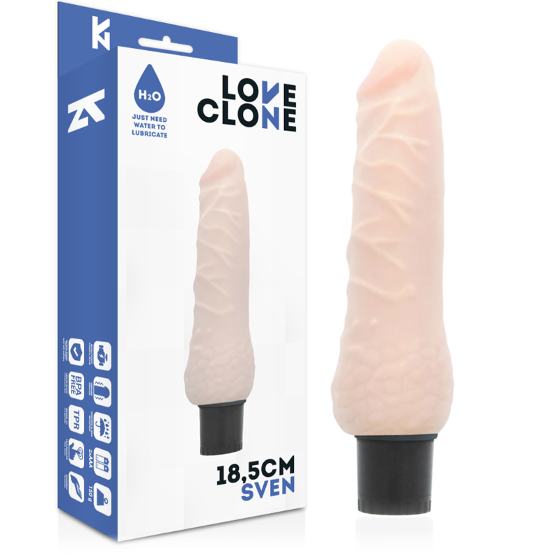 VIBRATORE AUTOLUBRIFICANTE SVEN 18.5 CM O 3.3 CM - CHARME VIBE