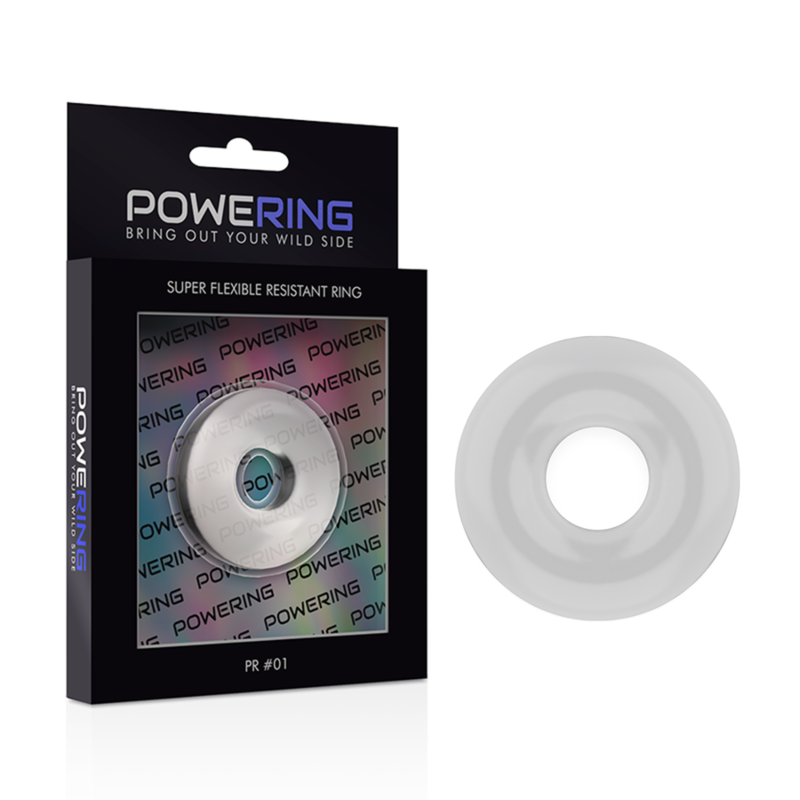 ANELLO PER PENE SUPER FLESSIBILE E RESISTENTE 3,5 CM TRASPARENTE - CHARME VIBE