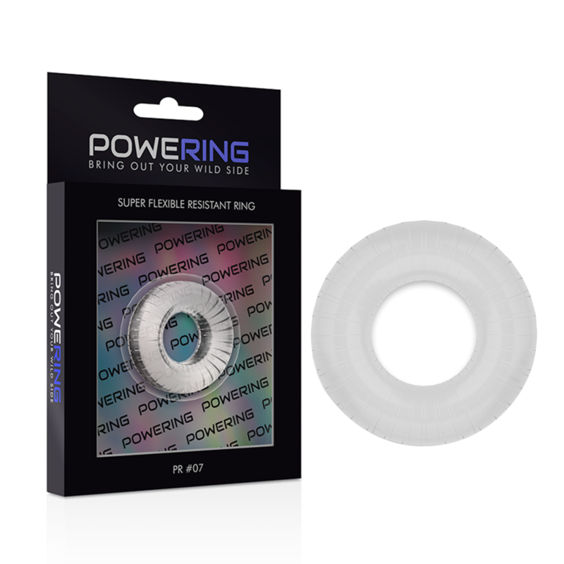 ANELLO PER PENE SUPER FLESSIBILE E RESISTENTE 4,5 CM PR07 TRASPARENTE - CHARME VIBE