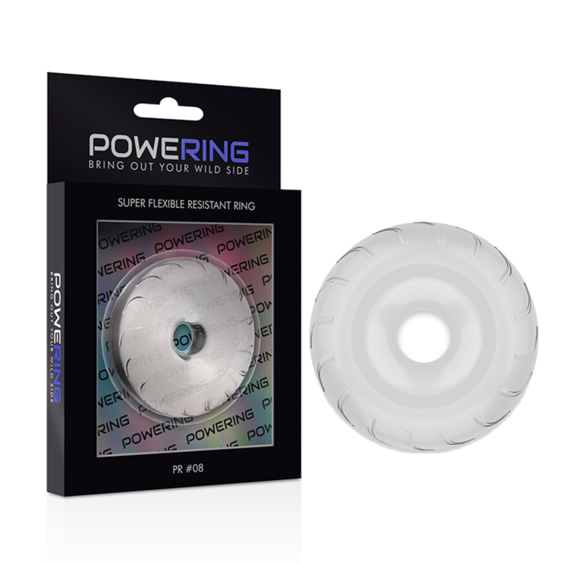 ANELLO PER PENE SUPER FLESSIBILE E RESISTENTE 5CM PR08 TRASPARENTE - CHARME VIBE