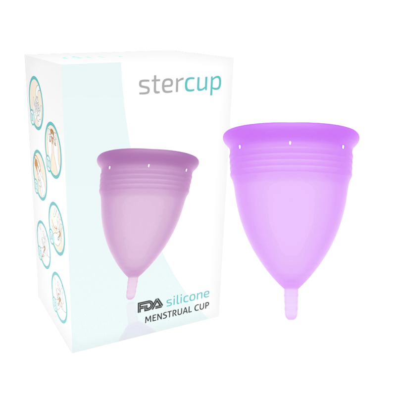 COPPA MESTRUALE IN SILICONE FDA LILLA - TAGLIA L - CHARME VIBE