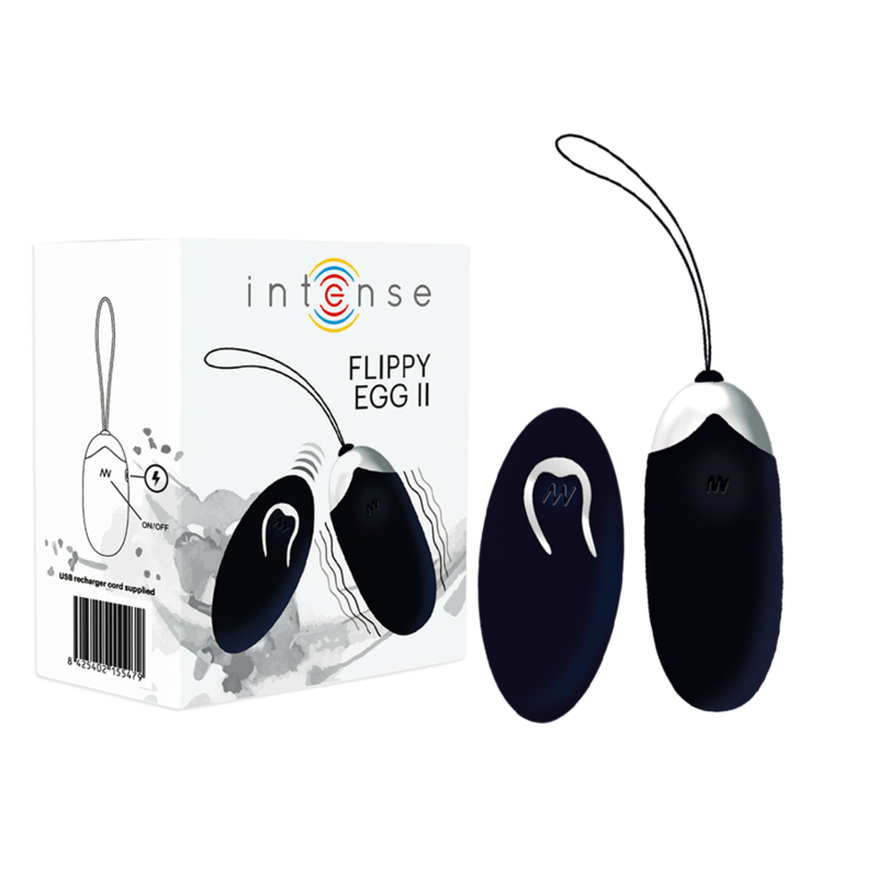 UOVO VIBRANTE FLIPPY II CON TELECOMANDO NERO - CHARME VIBE