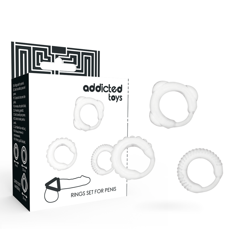 SET C-RING TRASPARENTE - CHARME VIBE