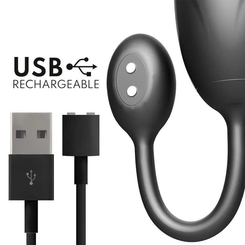 UOVO VIBRANTE TOKYO NERO 7,5 X 3,2 CM APP GRATUITA - CHARME VIBE