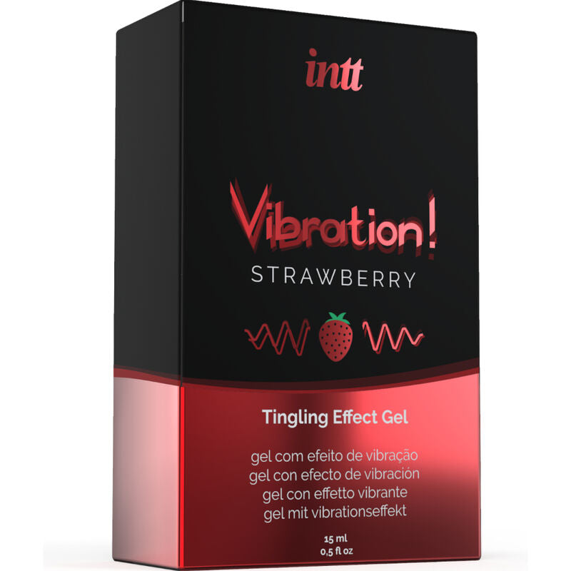 POTENTE GEL VIBRANTE LIQUIDO STIMOLANTE INTIMO FRAGOLA 15 ML - CHARME VIBE