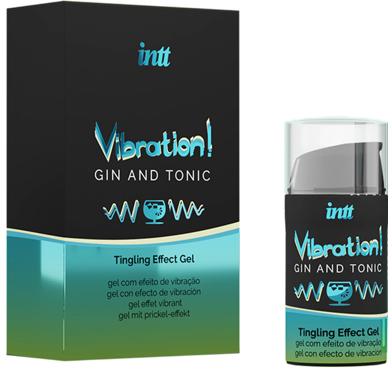 POTENTE GEL LIQUIDO VIBRATORE STIMOLANTE INTIMO GIN & TONICO 15ML - CHARME VIBE