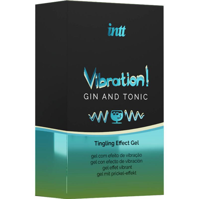 POTENTE GEL LIQUIDO VIBRATORE STIMOLANTE INTIMO GIN & TONICO 15ML - CHARME VIBE