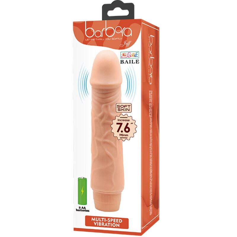 VIBRATORE REALISTICO BARBARA 20 CM - CHARME VIBE