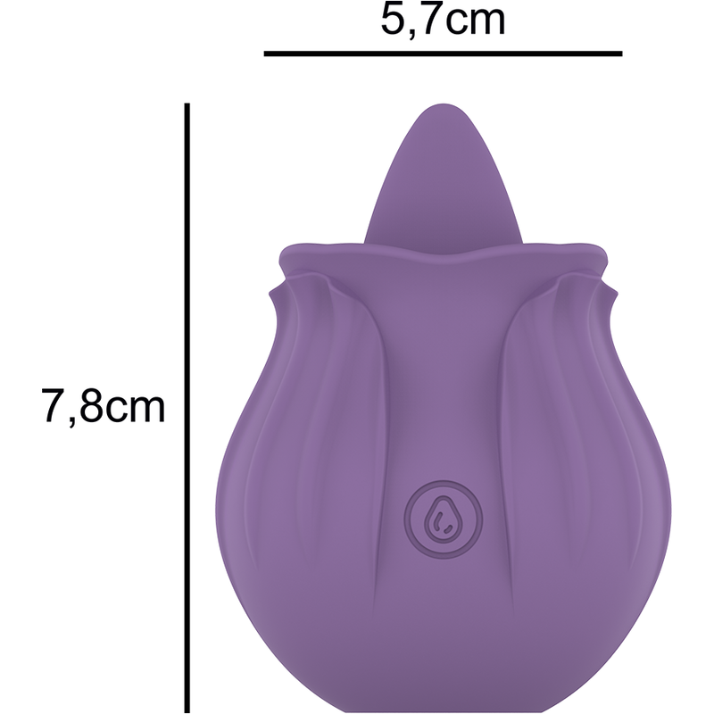 VIOLA CL TORIS STIMOLATORE 10 VIBRAZIONI LILLA - CHARME VIBE