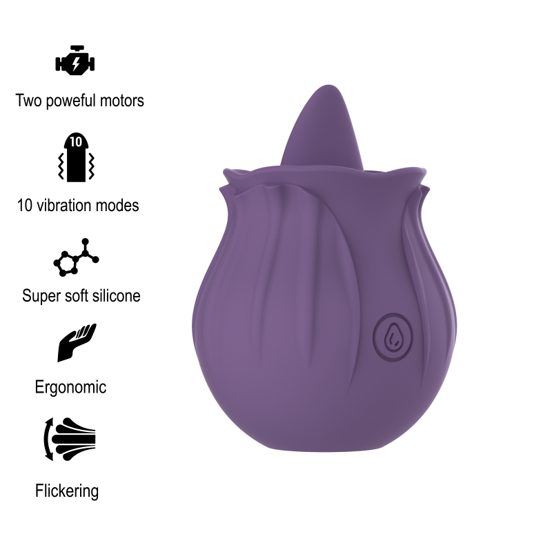 VIOLA CL TORIS STIMOLATORE 10 VIBRAZIONI LILLA - CHARME VIBE