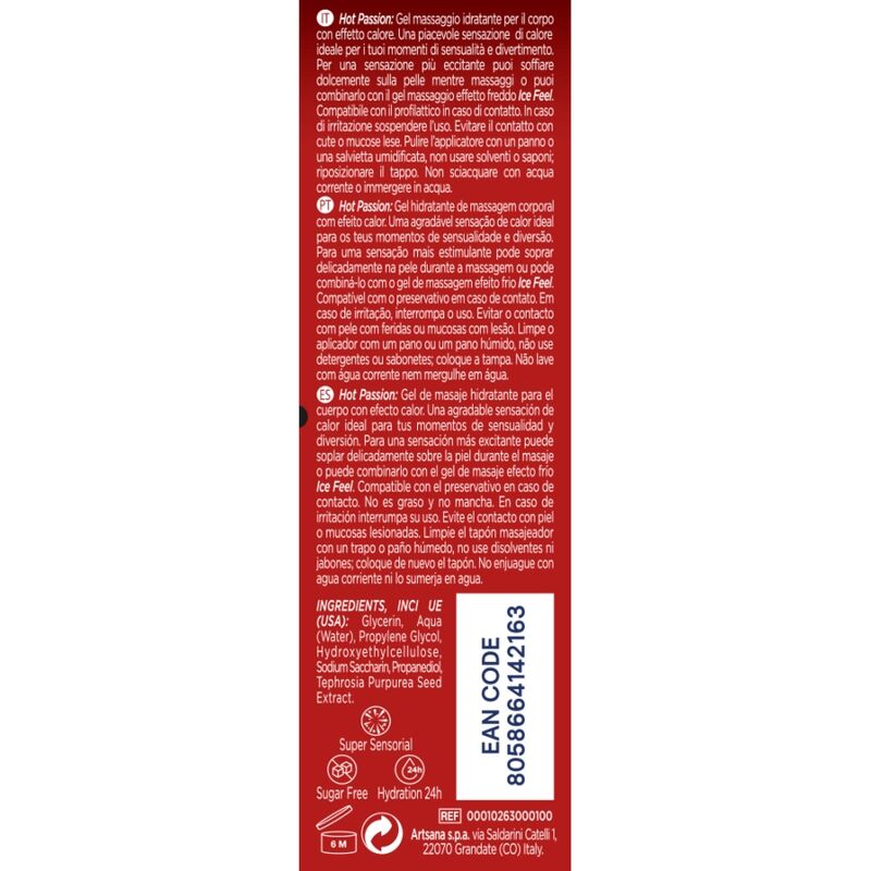 HOT PASSION GEL 3 IN 1 200 ML - CHARME VIBE
