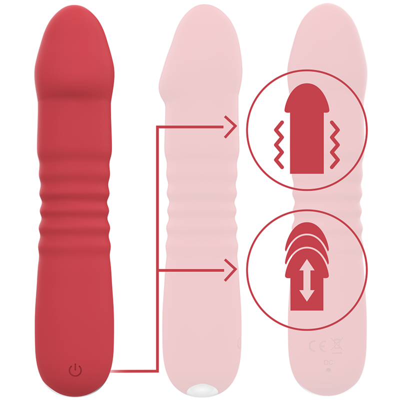 JUNI UP & DOWN 10 VIBRAZIONI ROSSE - CHARME VIBE