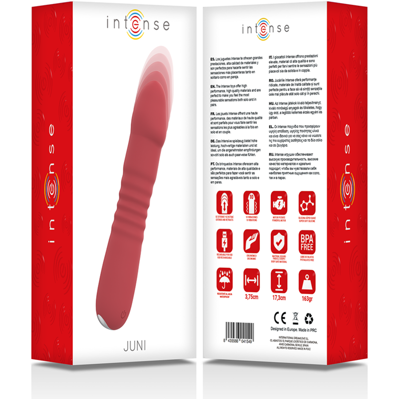JUNI UP & DOWN 10 VIBRAZIONI ROSSE - CHARME VIBE