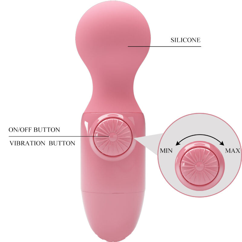 MINI MASSAGGIATORE PERSONALE ROSA - CHARME VIBE