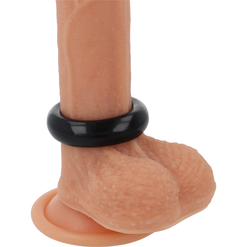 ANELLO PER PENE SUPER FLESSIBILE E RESISTENTE 3,8 CM PR04 NERO - CHARME VIBE