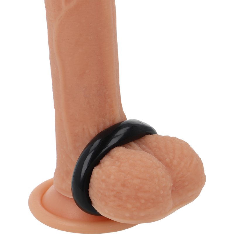 ANELLO PER PENE SUPER FLESSIBILE E RESISTENTE 3,8 CM PR04 NERO - CHARME VIBE