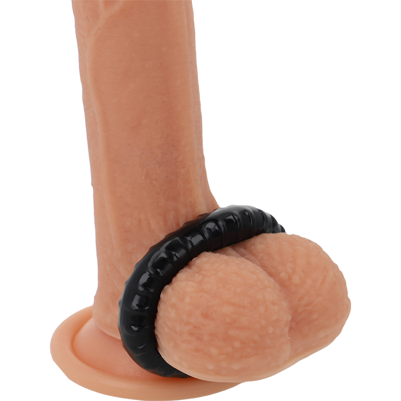 ANELLO PER PENE SUPER FLESSIBILE E RESISTENTE 4,5 CM PR07 NERO - CHARME VIBE