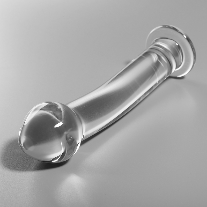 MODELLO 11 DILDO IN VETRO BOROSILICATO TRASPARENTE 16 CM O 3 CM - CHARME VIBE