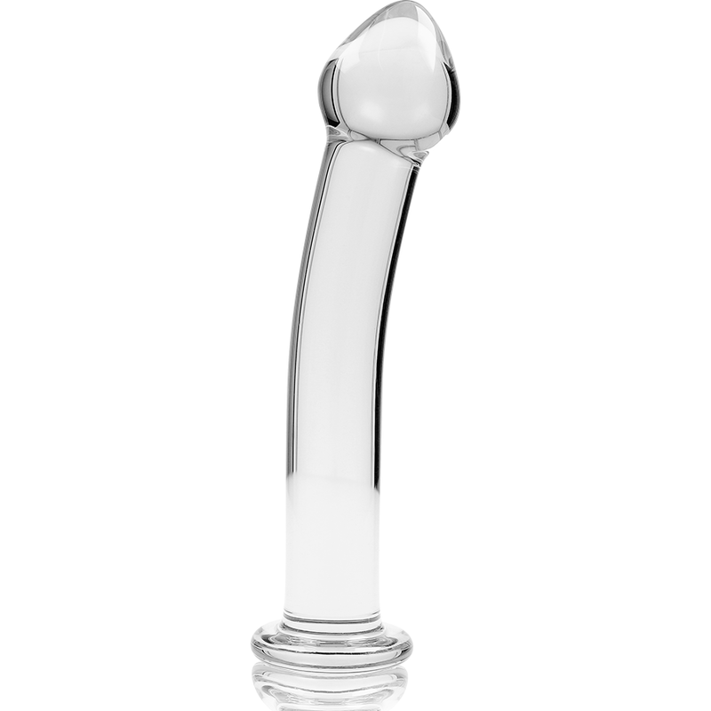 MODELLO 11 DILDO IN VETRO BOROSILICATO TRASPARENTE 16 CM O 3 CM - CHARME VIBE