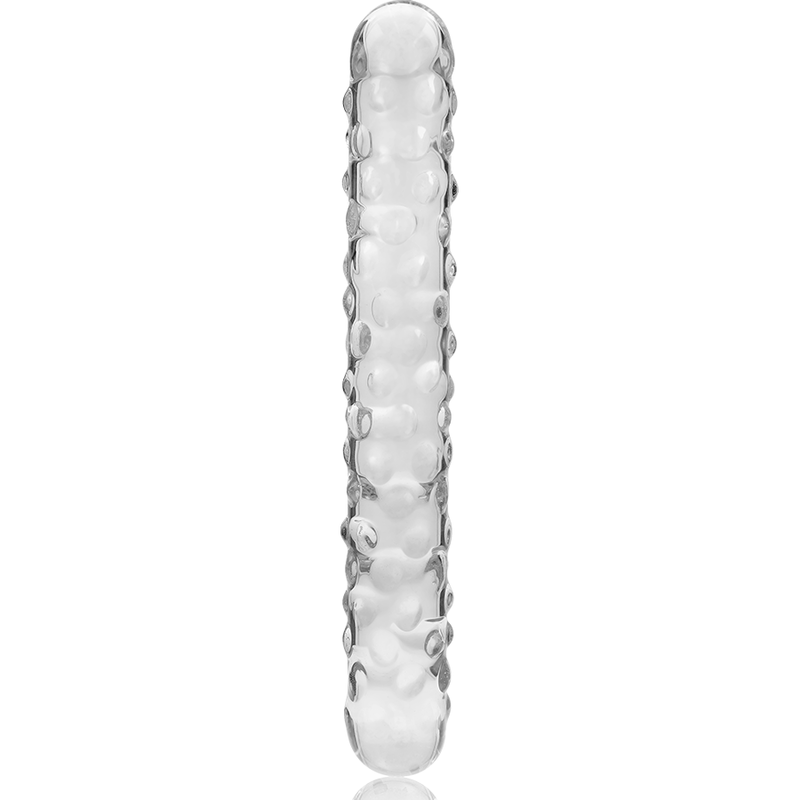 MODELLO 15 DILDO IN VETRO BOROSILICATO TRASPARENTE 18.5 CM O 3 CM - CHARME VIBE