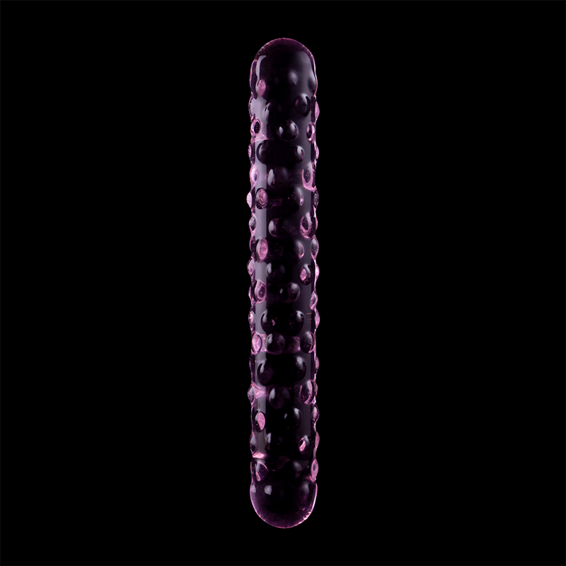 MODELLO 15 DILDO IN VETRO BOROSILICATO ROSA 18.5 CM O 3 CM - CHARME VIBE