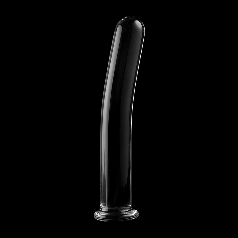 MODELLO 17 DILDO IN VETRO BOROSILICATO TRASPARENTE 18.5 CM O 3 CM - CHARME VIBE