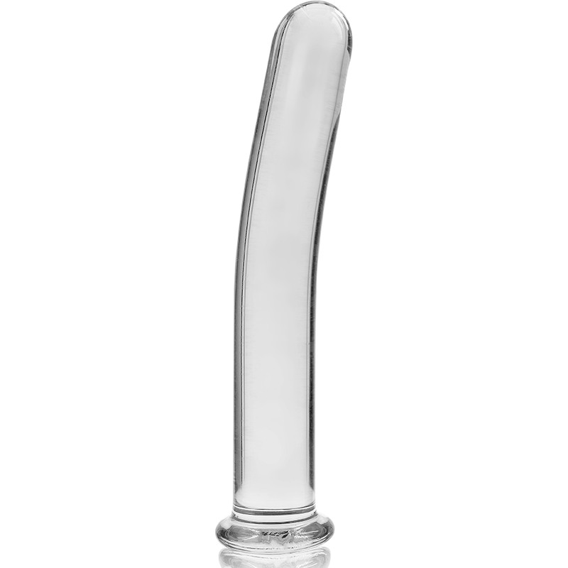 MODELLO 17 DILDO IN VETRO BOROSILICATO TRASPARENTE 18.5 CM O 3 CM - CHARME VIBE