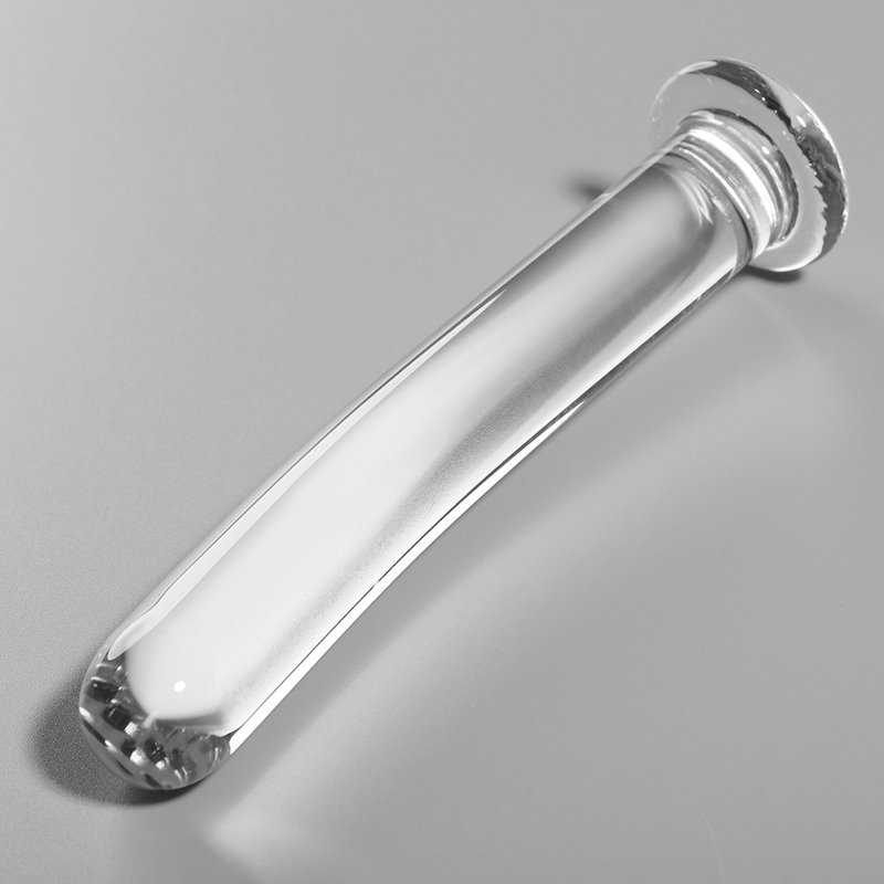 MODELLO 17 DILDO IN VETRO BOROSILICATO TRASPARENTE 18.5 CM O 3 CM - CHARME VIBE